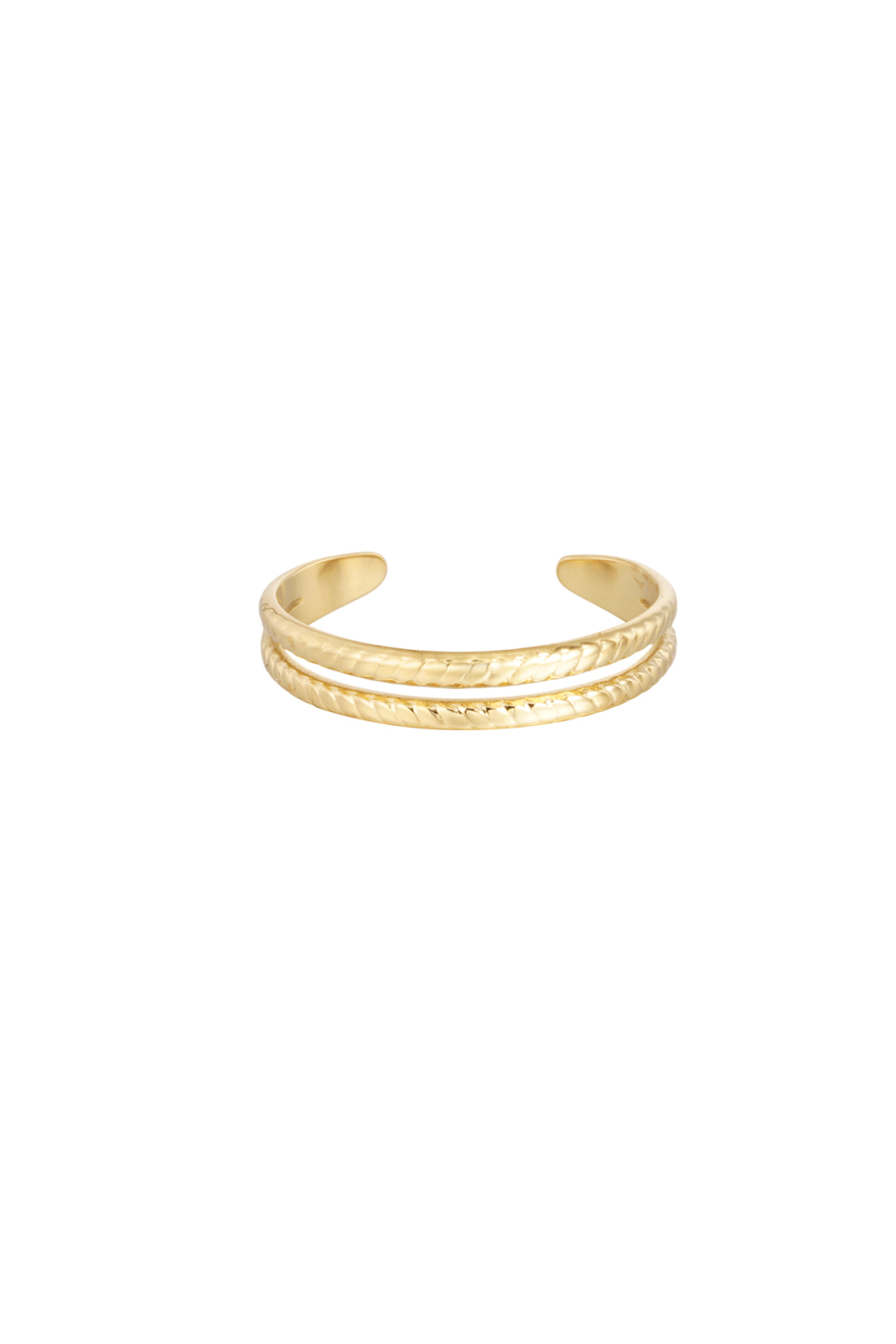Bague Double Tressée 
