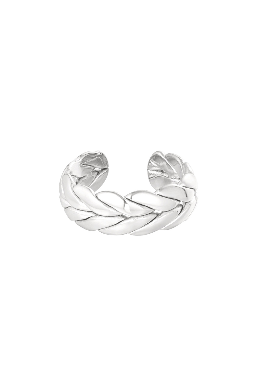 Bague Tressée Épaisse 