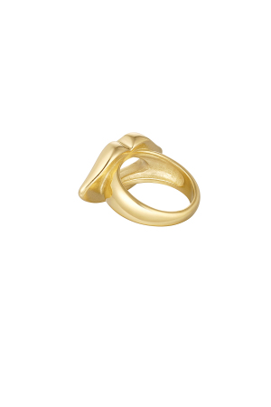 Bague Bouche - Couleur Or - 16 h5 Image3