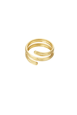 Bague Ville Torsadée Dorée h5 