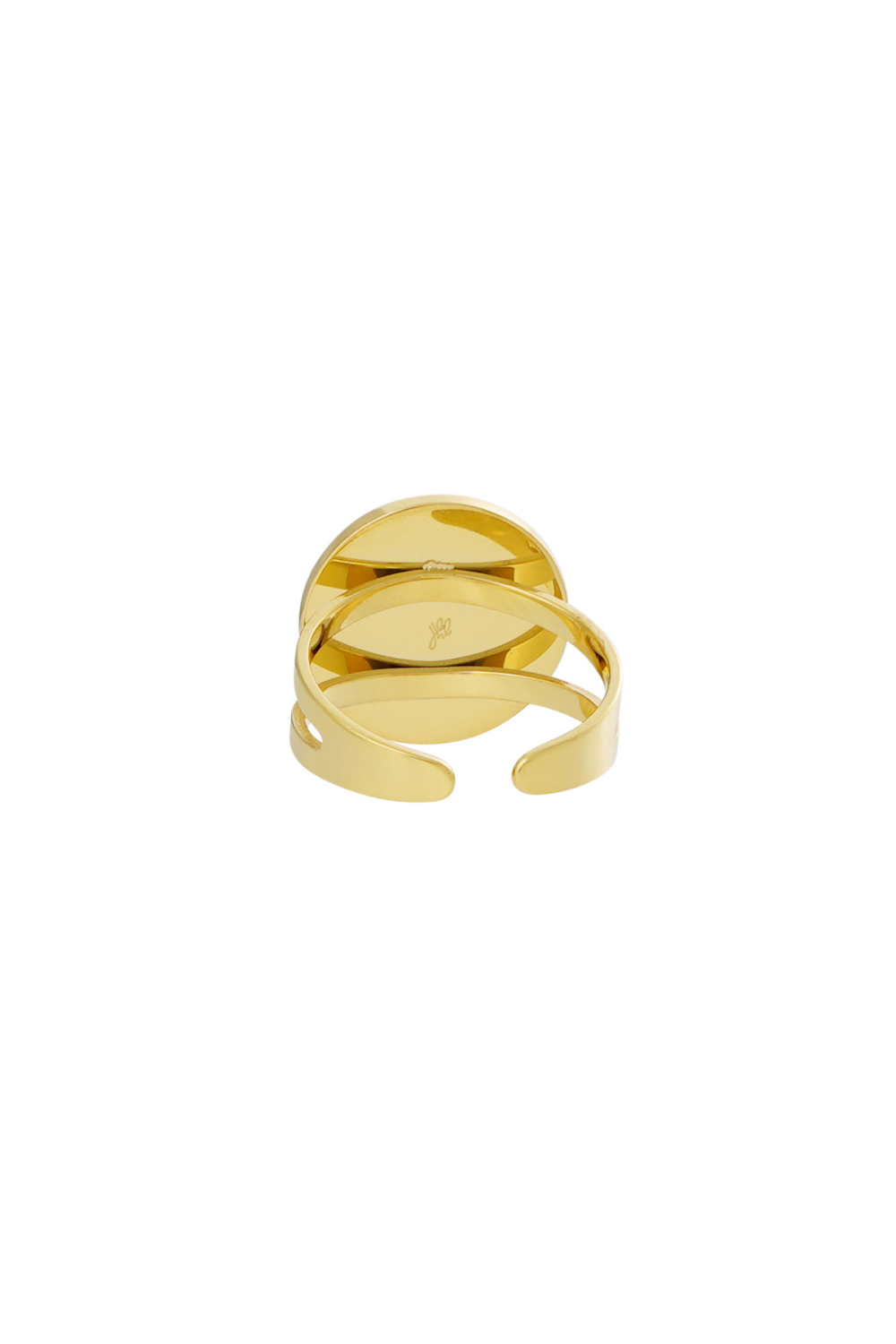 Bague Ronde En Pierre Naturelle Avec Soleil h5Image3