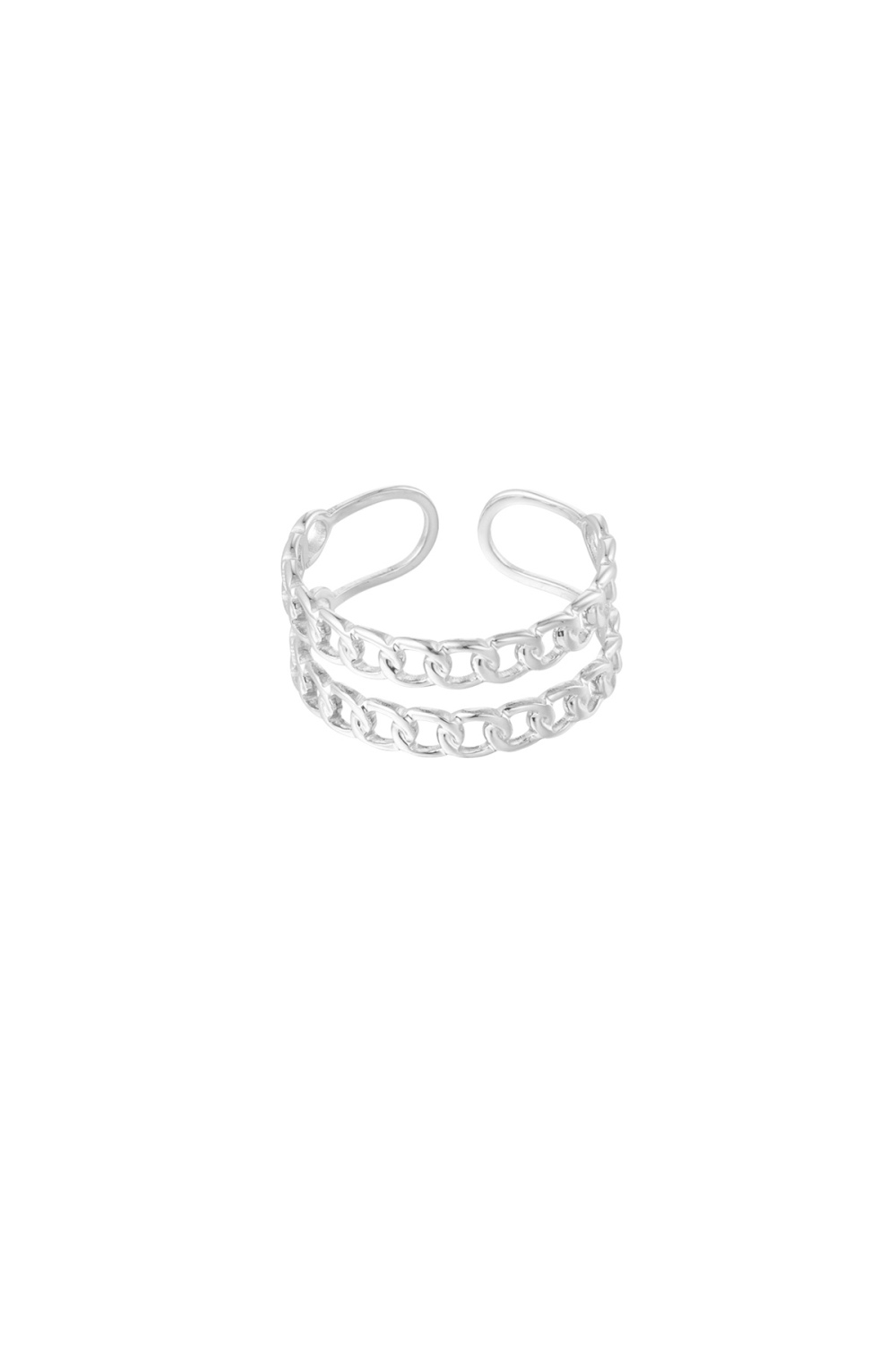 Bague Double Maillons