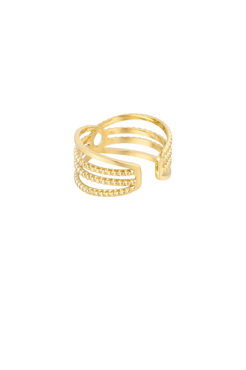 Bague Couches Connectées - Doré Image3