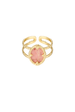 Bague Avec Pierre - Couleur Or/Rose h5 