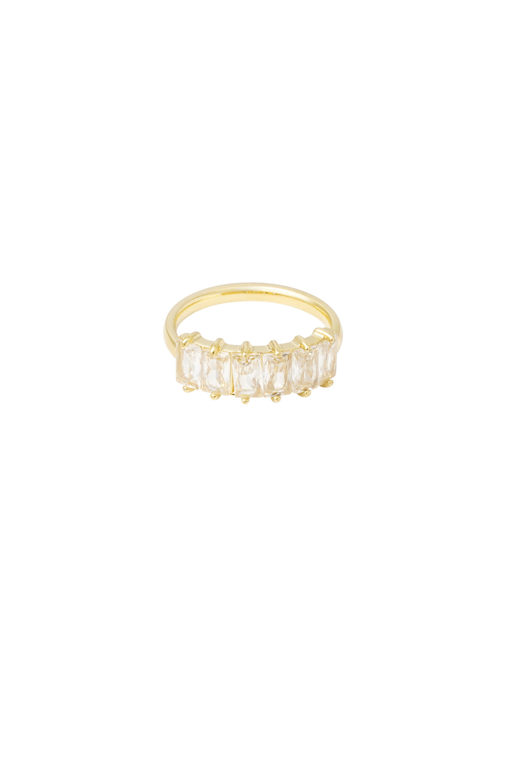 Bague Pierres En Rangée 