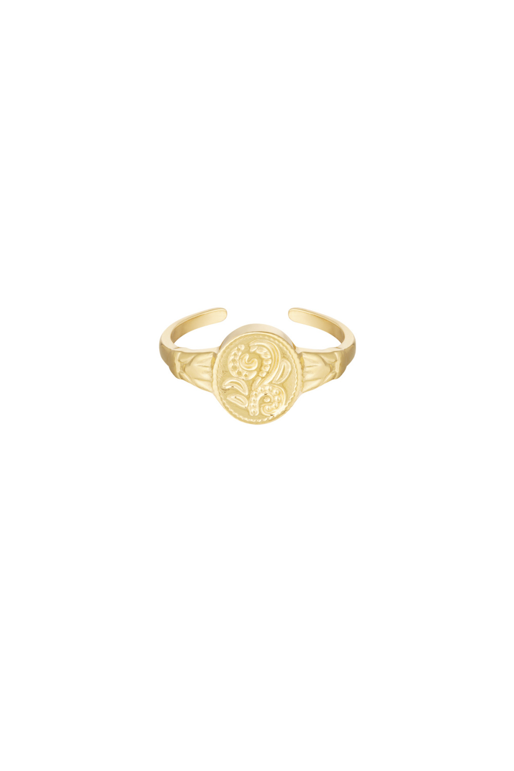 Bague Fleur Taille Unique - Doré