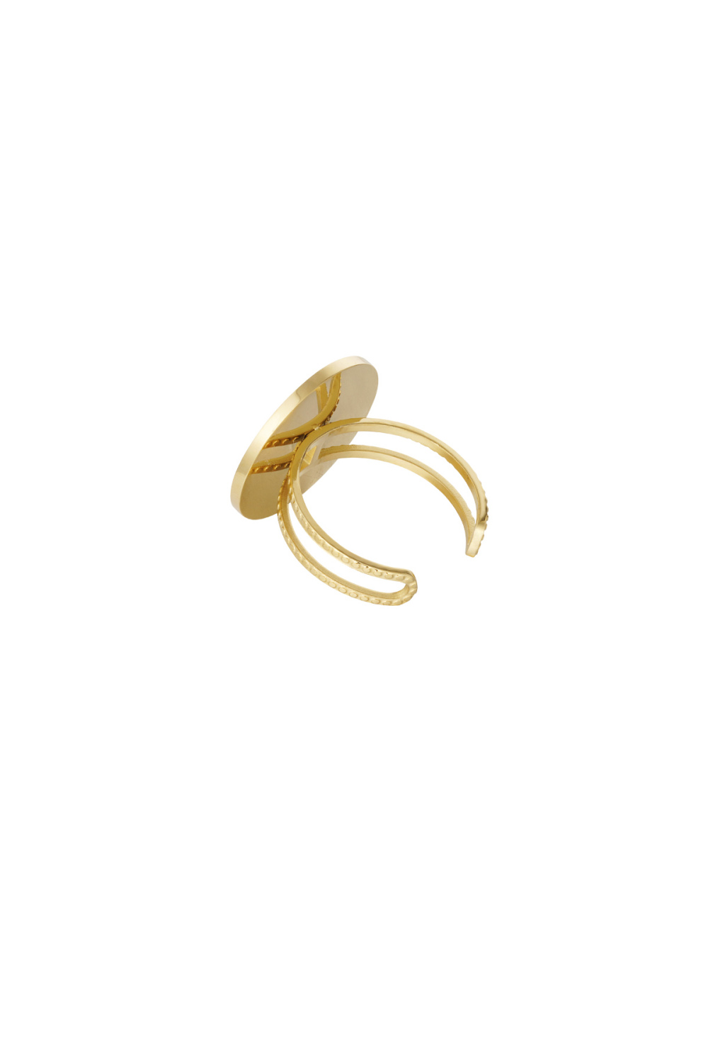 Bague Moderne - Couleur Or/Noir h5Image3