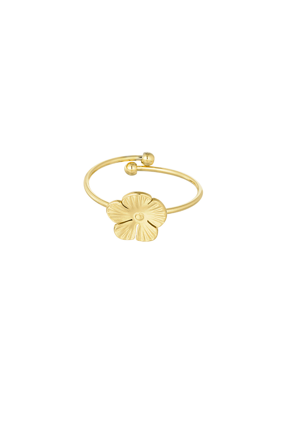 Bague Avec Jolie Fleur 