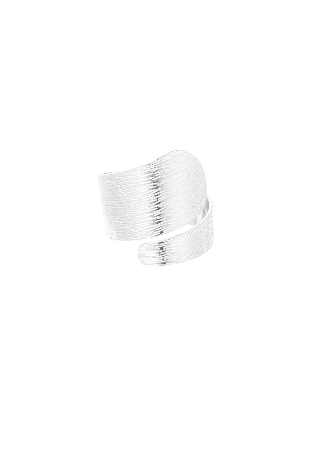 Bague Torsadée Avec Structure - Dorée  