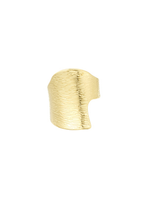Bague Asymétrique Must - Dorée h5 