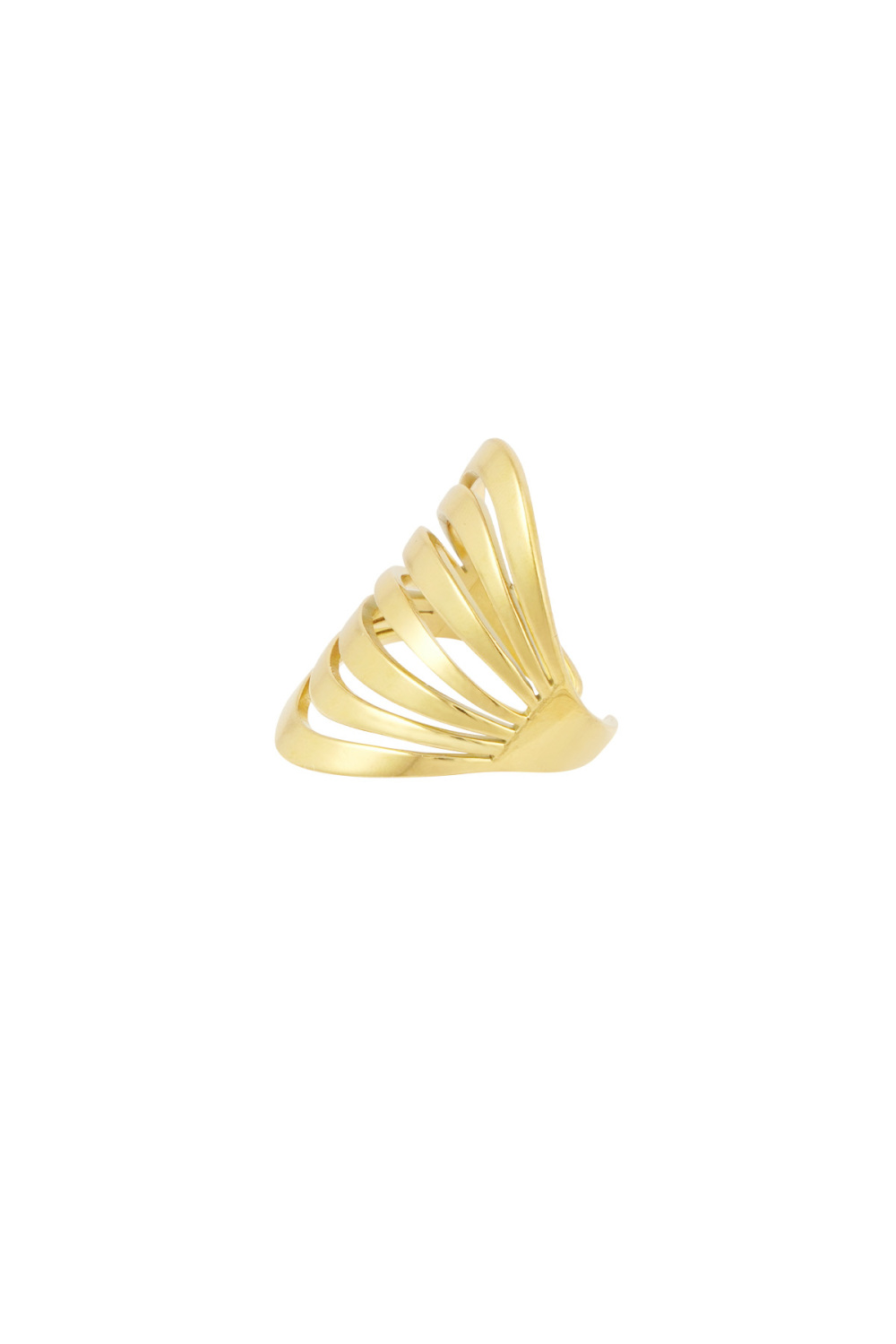 Grande Bague Superposée - Dorée Image3