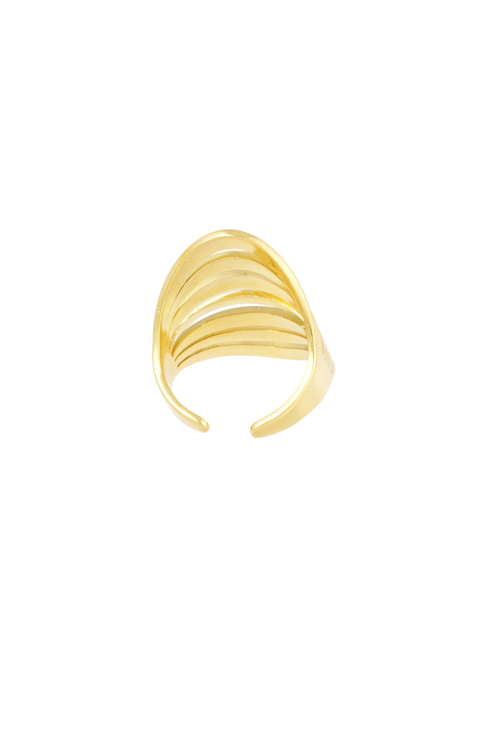 Grande Bague Superposée - Dorée Image4