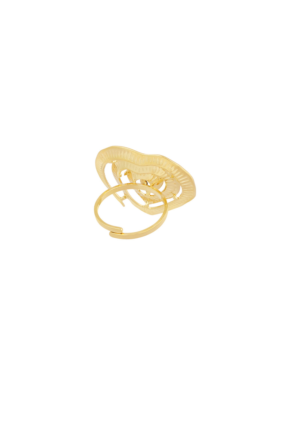 Bague Coeur Tendance Avec Perle Image3