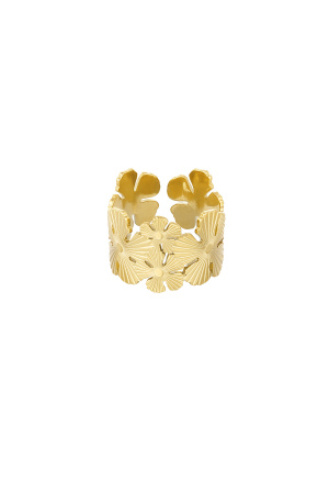 Bague Tendance Fleur h5 