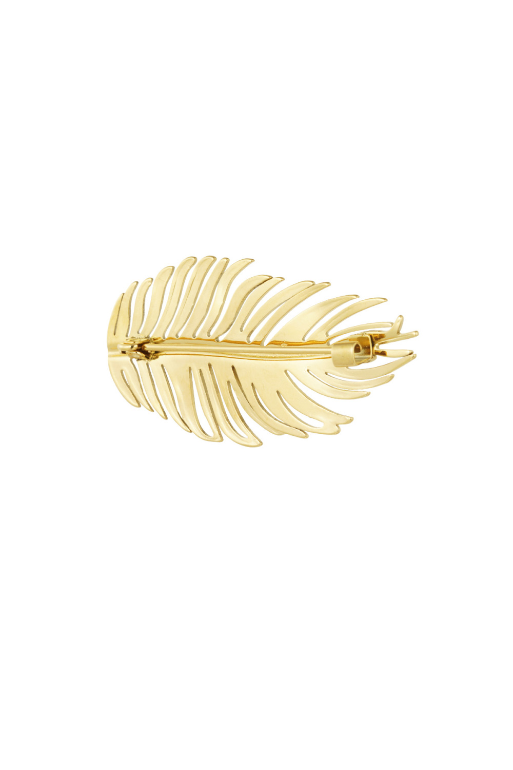 Broche Feuille - Dorée  Image2