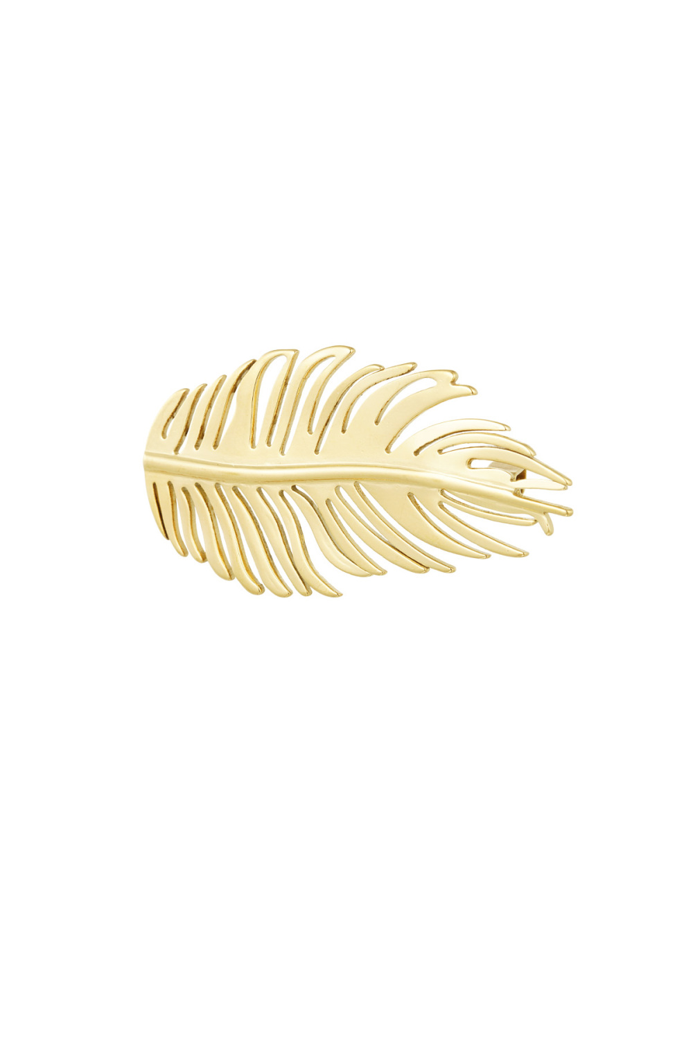Broche Feuille - Dorée  