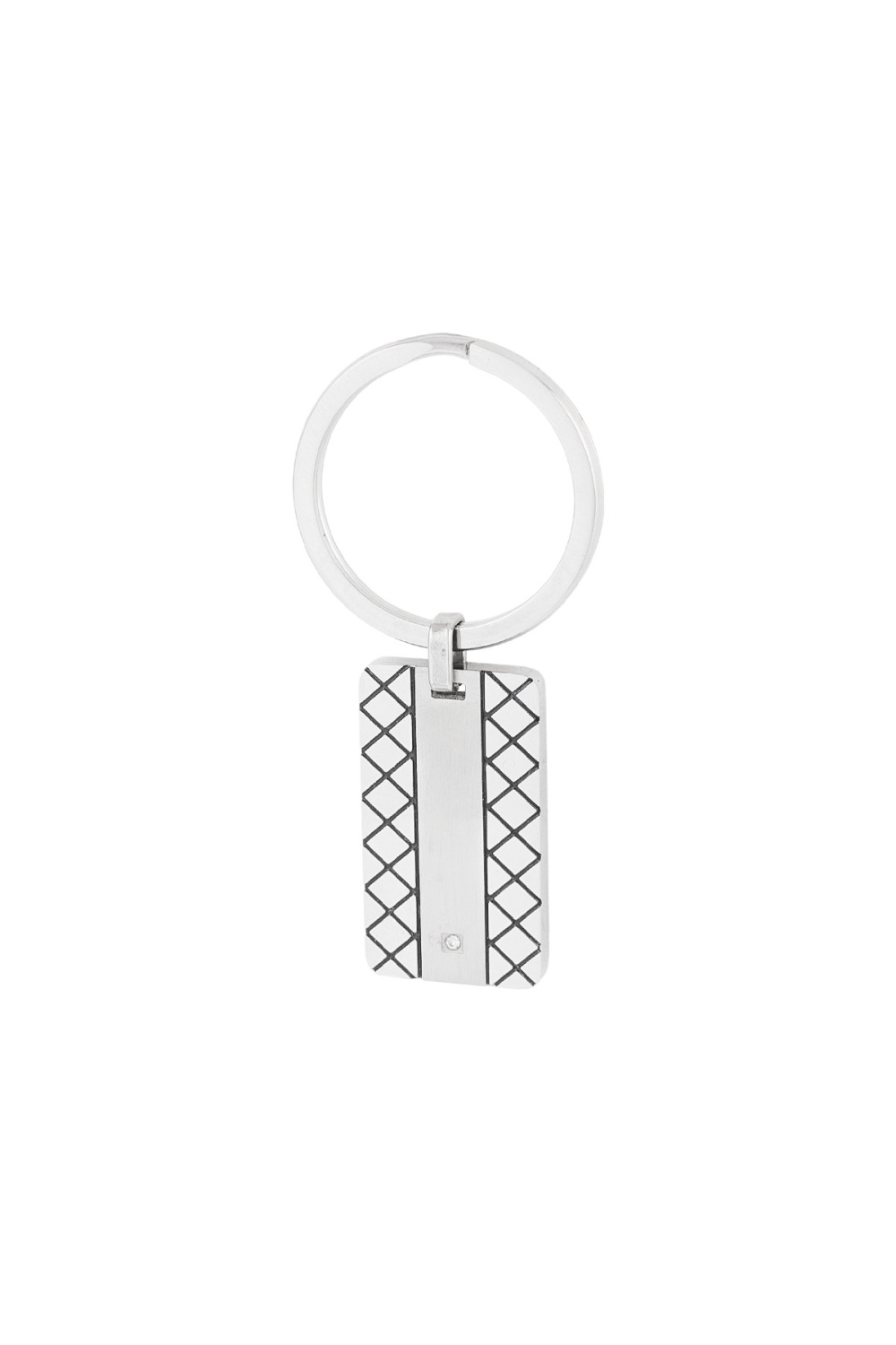 Porte-Clés Avec Breloque Motif - Argenté 