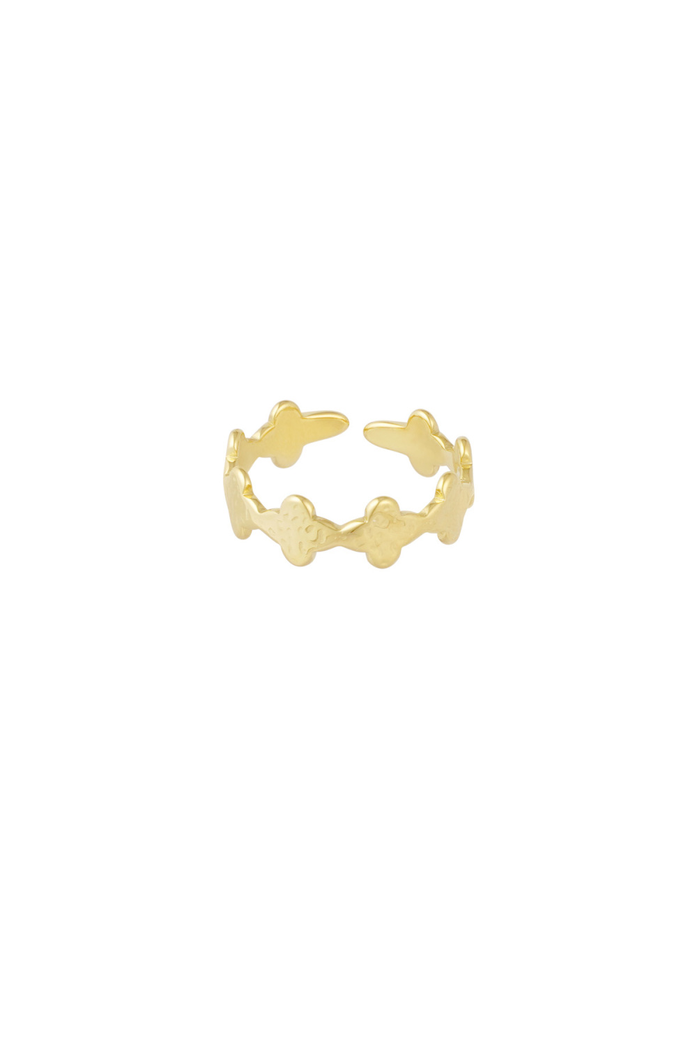 Bague Trèfle Vibes - Dorée Image3