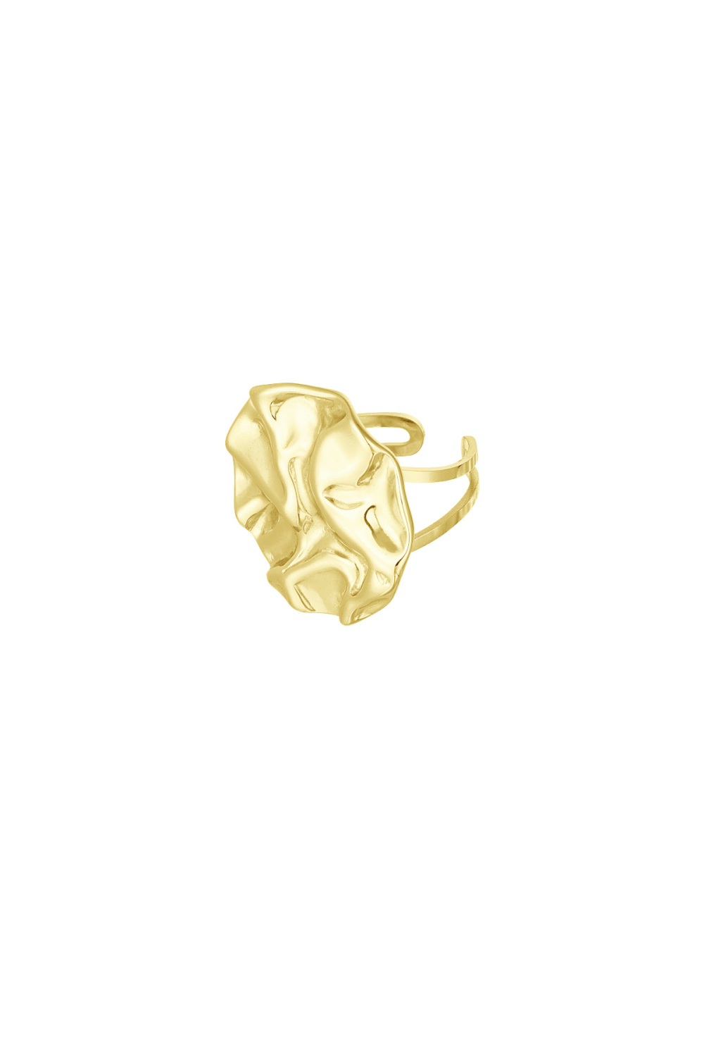 Bague Structure Déclaration Ronde 