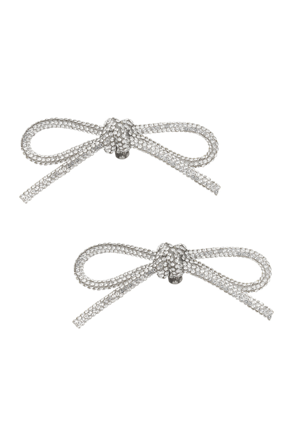 Clips Pour Chaussures Avec Nœud En Strass 