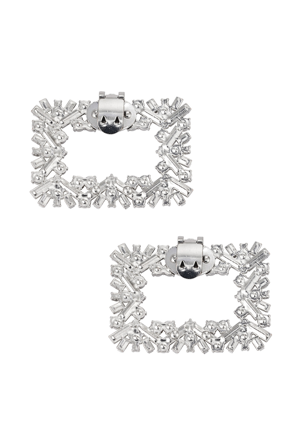 Clips À Chaussures Carrés Diamant Image2