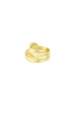 Bague Double Noeud - Dorée h5 Image3