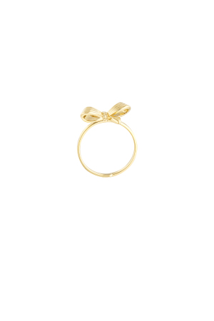 Bague Noeud Inversé - Doré  h5 Image3