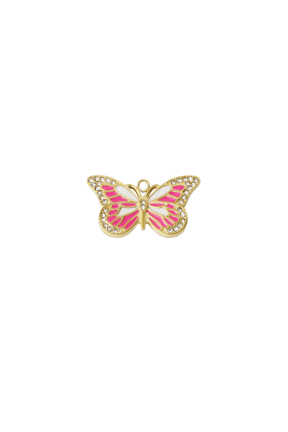 Charm Papillon Rose 