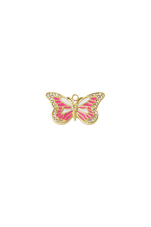 Charm Papillon Rose h5 