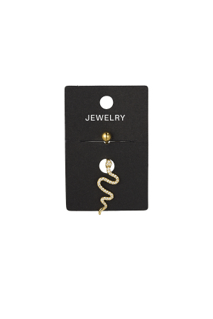 Piercing Nombril Esprit Serpent - Doré h5 Image3