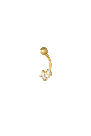 Piercing Nombril Twinkle Belly - Doré h5 Image3