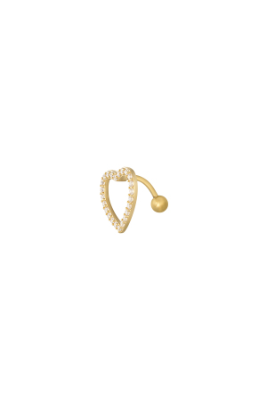 Piercing Nombril Coeur Pour Tous - Doré h5 Image2