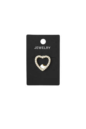 Piercing Nombril Coeur Pour Tous - Doré h5 Image3