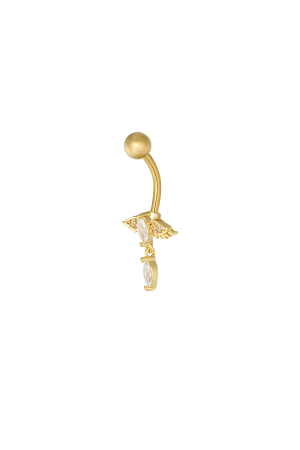 Piercing Nombril Gleam & Glow - Doré h5 Image2