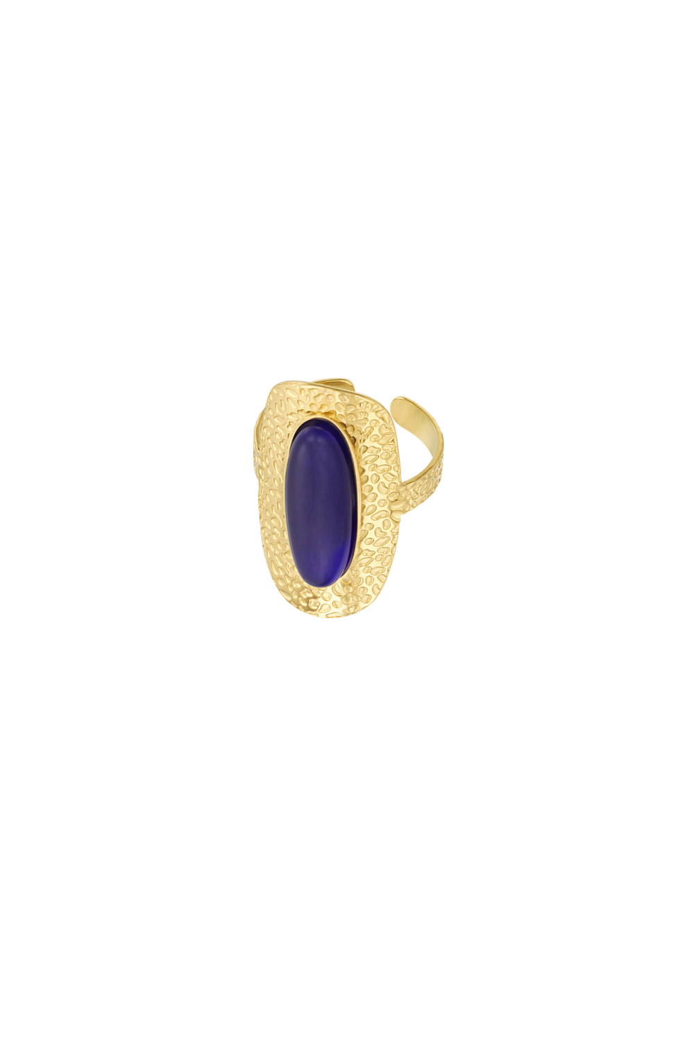 Bague En Pierre Colorée 