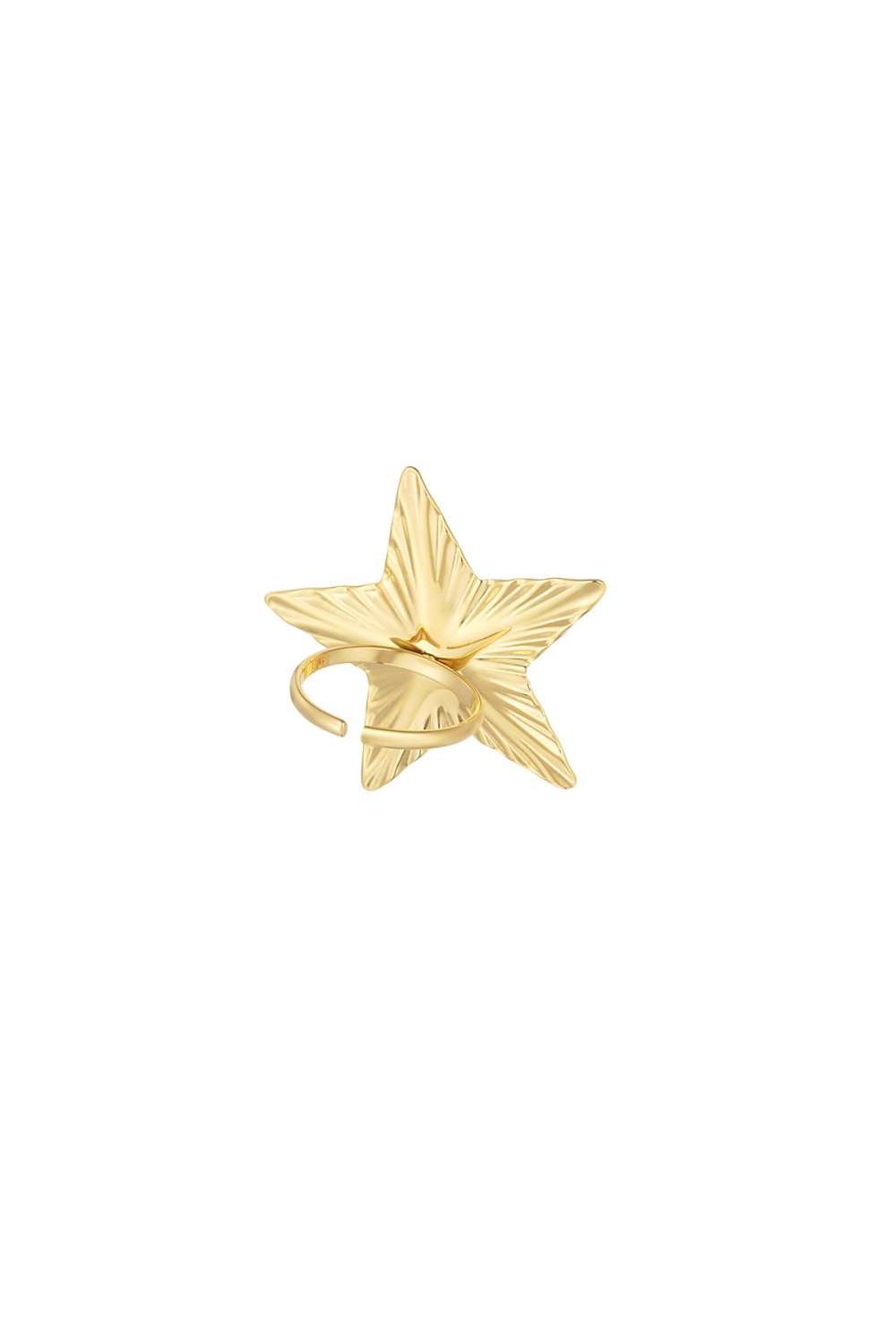 Bague Étoile Avec Pierre Colorée Image3
