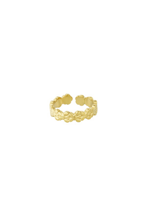 Bague Fleur Scintillante h5