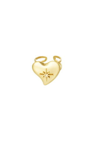 Bague Grand Coeur Avec Pierre h5 