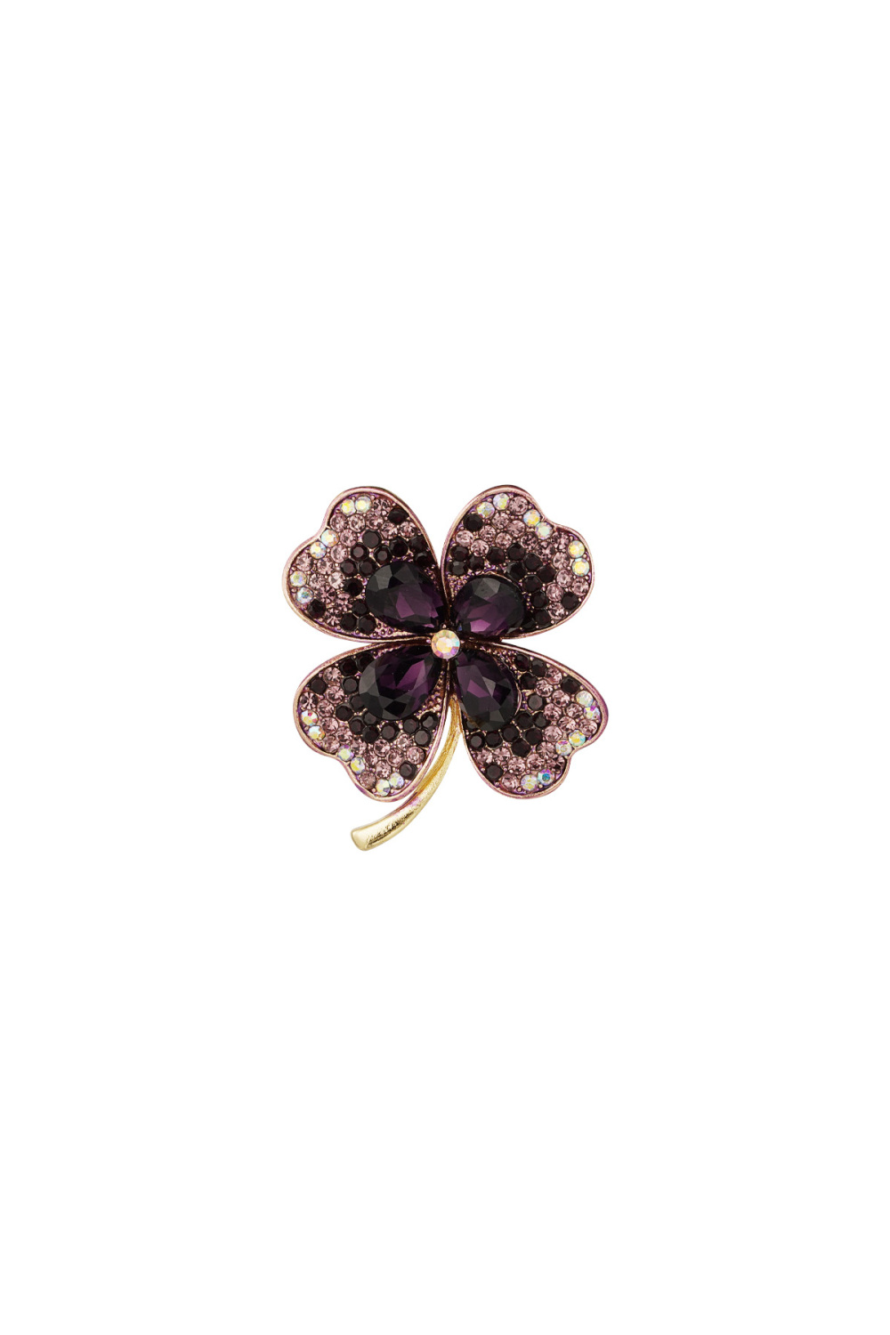 Broche Porte-Bonheur - Violette
