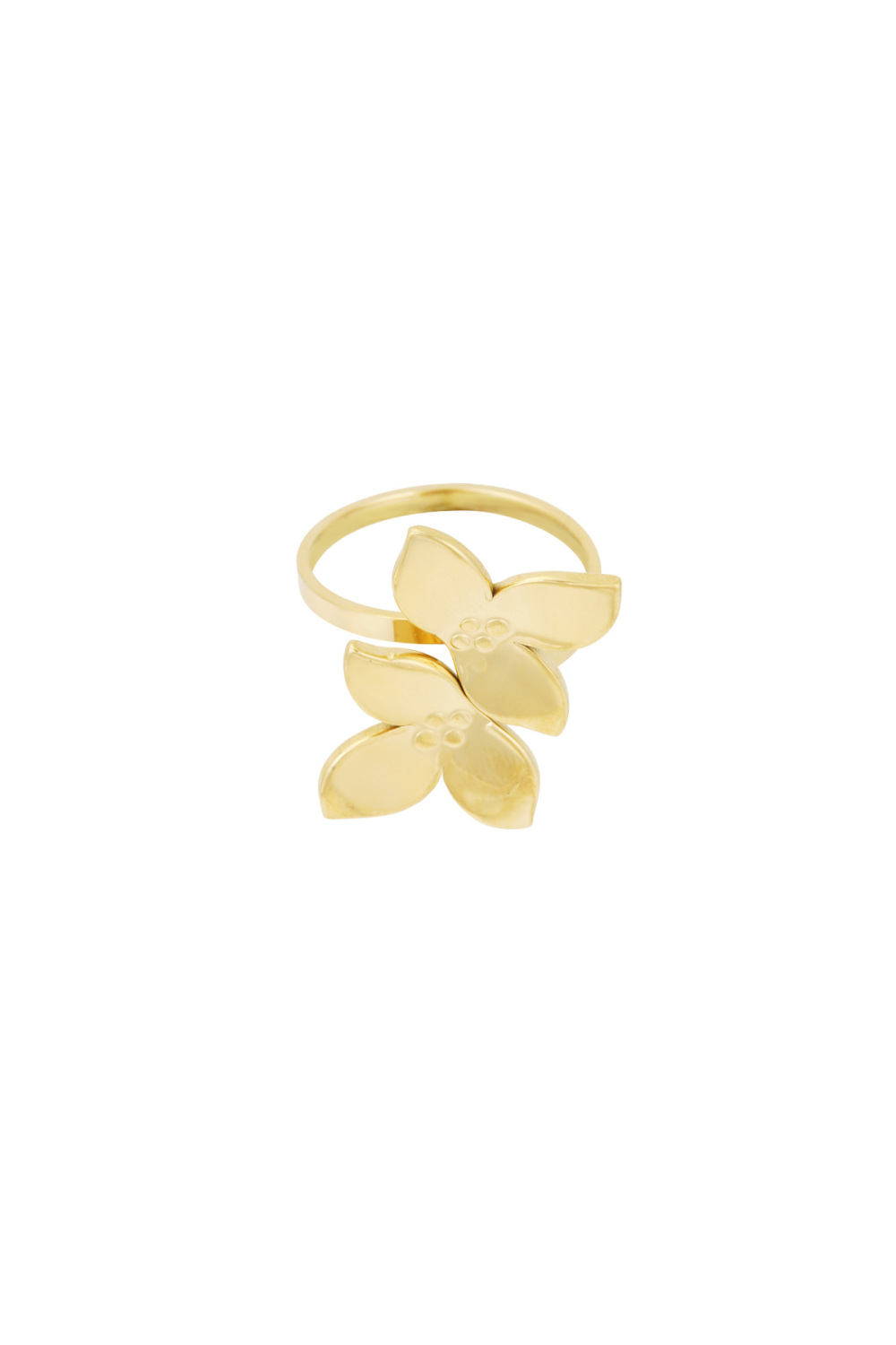 Bague Duo De Fleurs