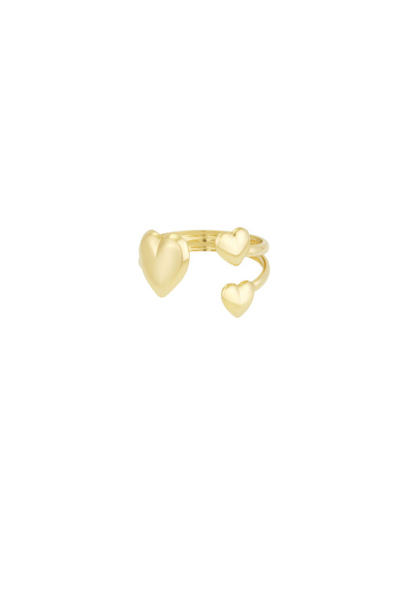bague trio coeur