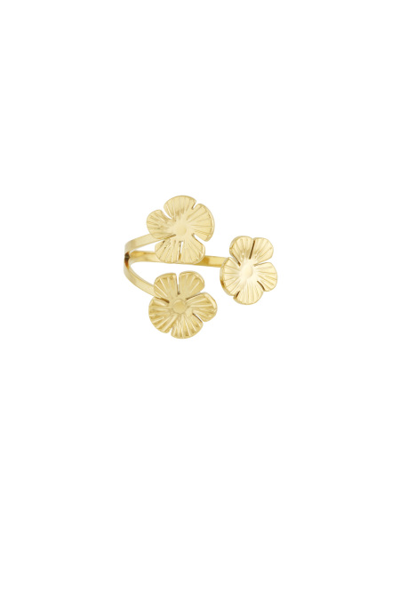 bague trio florale