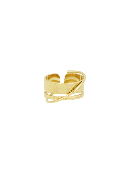 bague trésors empilés