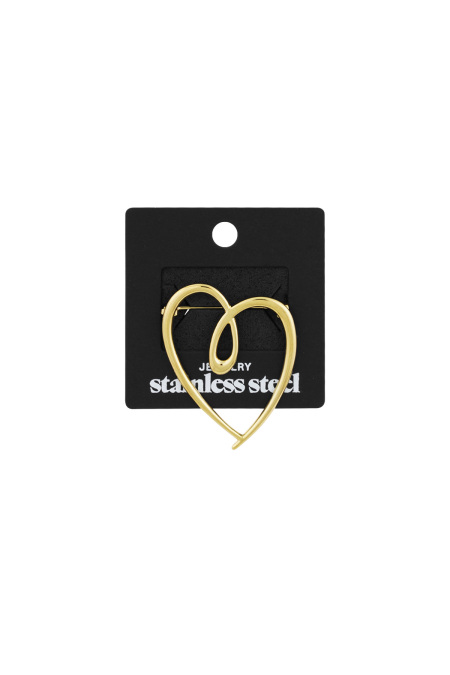 Broche Coeur Fou 2