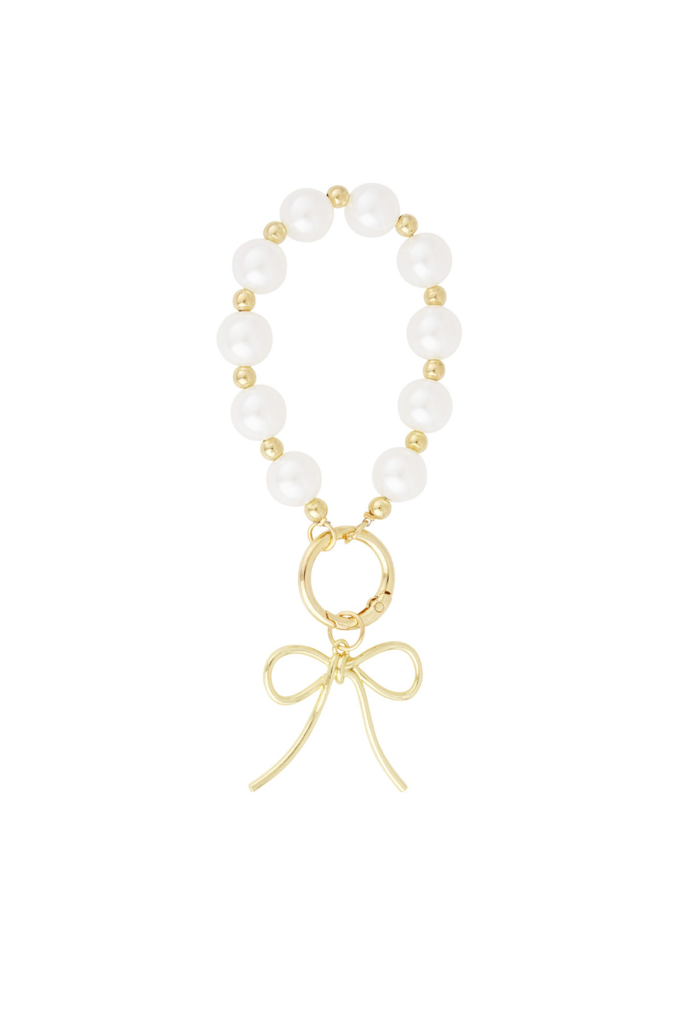 Pendentif Bow Bliss - Couleur Or Blanc 