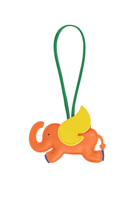 Pendentif éléphant chic - Marron