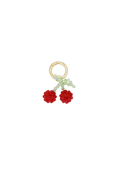 Pendentif breloque cerise