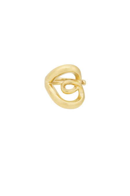 bague torsadée élégante