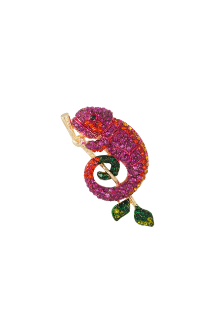 Broche Salamandre - Verte
