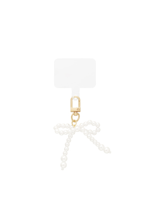Pendentif Accessoire Nœud - Blanc Argent h5 